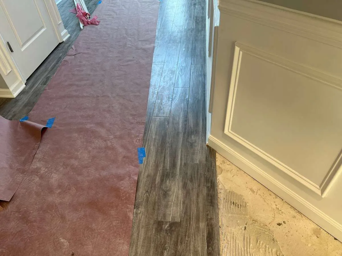 Completed marble shower restoration in Kingsbury